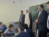 بازدید معاون فرهنگی و آموزشی اداره کل تبلیغات اسلامی استان آذربایجان شرقی از دبیرستان علوم و معارف اسلامی صدرا شهرستان مرند