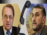 بحران سوریه و یمن محور گفتگوی تلفنی امیر عبداللهیان و بوگدانوف