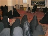 مراسم سوگواری امام سجاد(ع) ویژه خواهران در شهرستان هریس برگزار شد