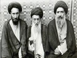  آیت‌الله‌العظمی خویی به همراه والد رهبر معظم انقلاب + عکس